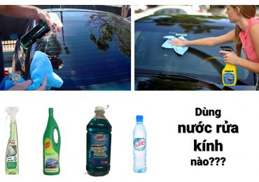 Cach do nuoc rua kinh o to