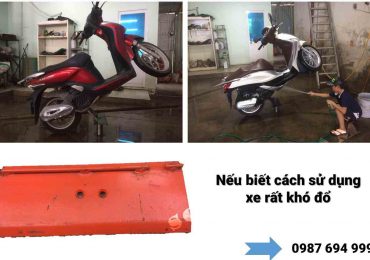 Cach su dung ben nang rua xe may