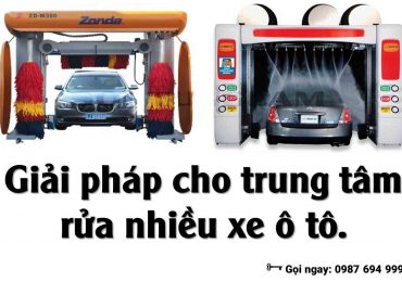 he thong rua xe o to thong minh