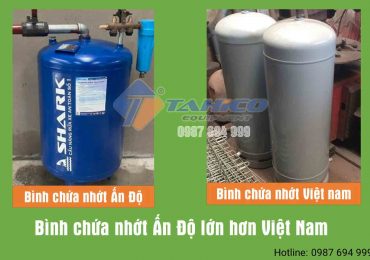 binh nhot cau nang rua xe o to