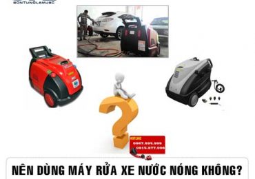 trang bi may rua xe hoi nuoc nong cho tiem rua xe