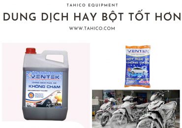 Dun dich hay bot rua xe