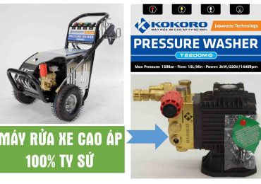 Máy rửa xe cao áp Kokoro 100% ty sứ