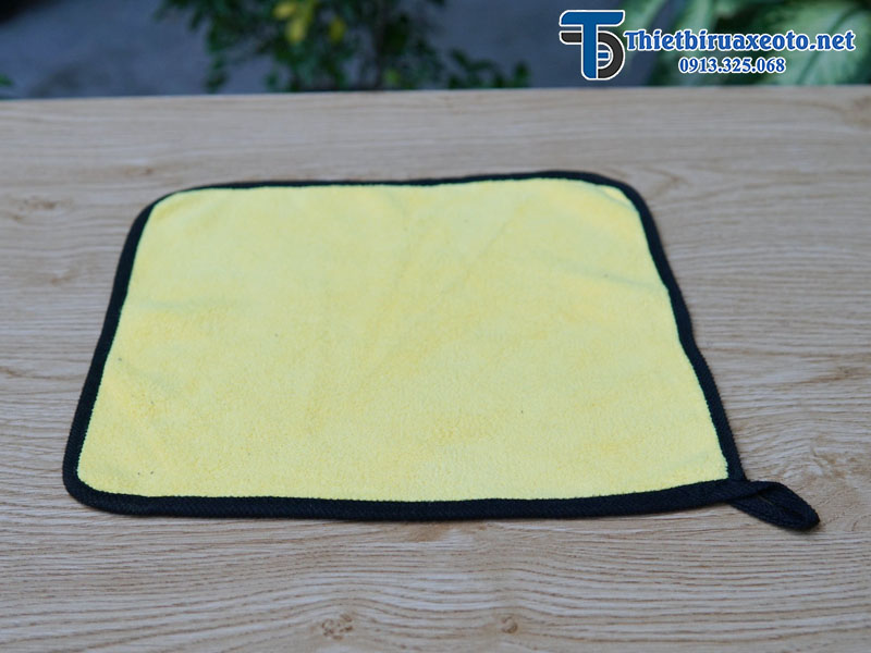 Khăn lau xe nội thất ô tô chuyên dụng 2 mặt 30x30cm 15 Khăn lau xe nội thất ô tô chuyên dụng 2 mặt 30x30cm
