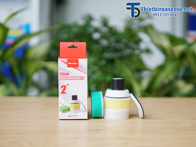 Bộ phớt mút đánh bóng Mini-2 inch 2040002 Maxshine 15 Bộ phớt mút đánh bóng Mini-2 inch 2040002 Maxshine