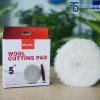 Phớt lông cừu xoắn 5 inch phá xước Wool Cutting Pad 2064125B Maxshine
