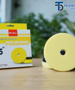 Phớt mút đánh bóng dạng Caro 5” inch cắt chéo 2002135Y Maxshine