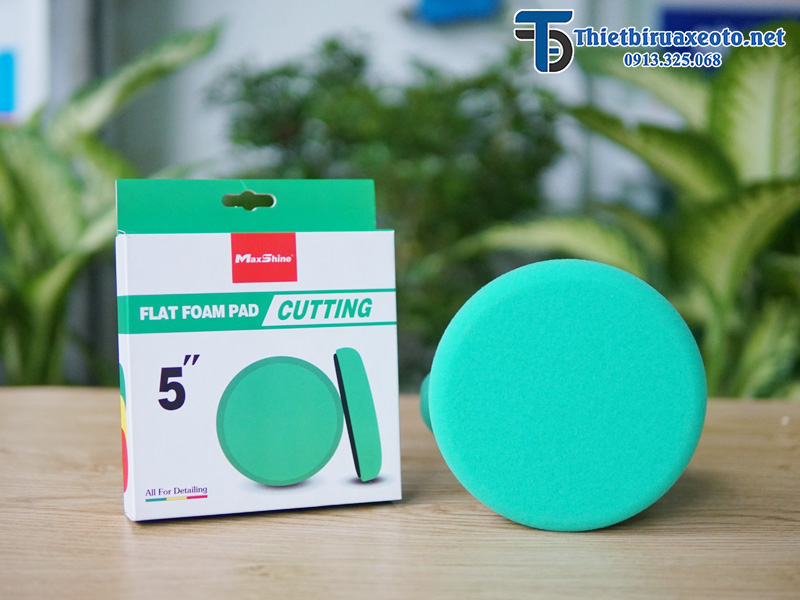 Phớt mút đánh bóng dạng phẳng DA cắt 5” inch 2031140G Maxshine 15 Phớt mút đánh bóng dạng phẳng DA cắt 5” inch 2031140G Maxshine