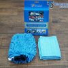 [COMBO] Khăn lau xe ca rô 50×55 cm và bao tay rửa xe